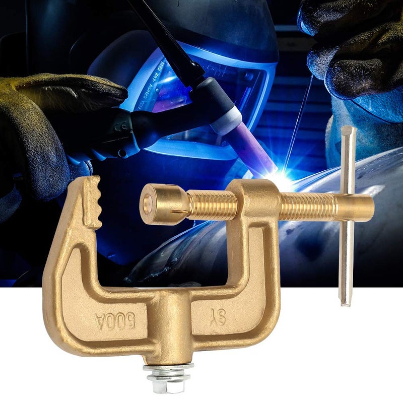 Simlug Welding Earth Clamp 500A Brass Material Classical G Shape Ground Welding Earth Clamp for Welding Machine - Image 2